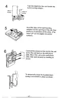 Предварительный просмотр 47 страницы Panasonic EASA-PHONE KX-T3280 Operating Instructions Manual