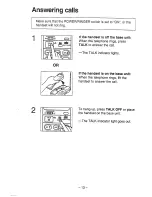 Preview for 13 page of Panasonic EASA-PHONE KX-T3716NZ Operating Instructions Manual