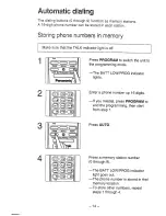 Preview for 14 page of Panasonic EASA-PHONE KX-T3716NZ Operating Instructions Manual