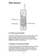 Preview for 17 page of Panasonic EASA-PHONE KX-T3716NZ Operating Instructions Manual