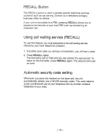 Preview for 18 page of Panasonic EASA-PHONE KX-T3716NZ Operating Instructions Manual