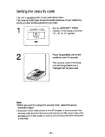 Preview for 14 page of Panasonic Easa-Phone KX-T3910 Operating Instructions Manual