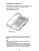 Preview for 15 page of Panasonic Easa-Phone KX-T3910 Operating Instructions Manual