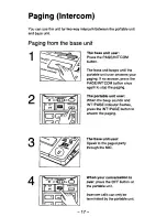 Preview for 22 page of Panasonic Easa-Phone KX-T3910 Operating Instructions Manual