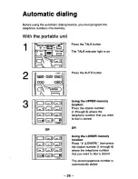 Preview for 31 page of Panasonic Easa-Phone KX-T3910 Operating Instructions Manual