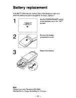 Preview for 36 page of Panasonic Easa-Phone KX-T3910 Operating Instructions Manual