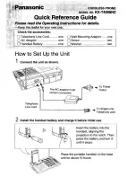 Preview for 35 page of Panasonic EASA-PHONE KX-T4006NZ Operating Instructions Manual