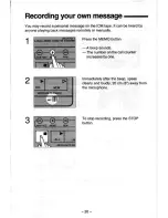 Предварительный просмотр 20 страницы Panasonic Easa-Phone KX-T5000 Operating Instructions Manual