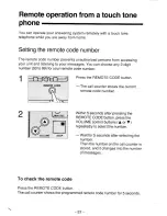 Предварительный просмотр 23 страницы Panasonic Easa-Phone KX-T5000 Operating Instructions Manual