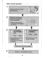 Предварительный просмотр 24 страницы Panasonic Easa-Phone KX-T5000 Operating Instructions Manual