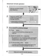 Предварительный просмотр 26 страницы Panasonic Easa-Phone KX-T5000 Operating Instructions Manual