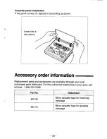 Предварительный просмотр 33 страницы Panasonic Easa-Phone KX-T5000 Operating Instructions Manual