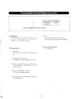 Preview for 70 page of Panasonic EASA-PHONE KX-T61610 Installation Manual