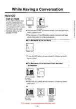 Предварительный просмотр 17 страницы Panasonic EASA-PHONE KX-T61610 Operating Instructions Manual