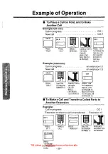 Предварительный просмотр 40 страницы Panasonic EASA-PHONE KX-T61610 Operating Instructions Manual