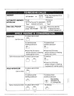 Предварительный просмотр 4 страницы Panasonic EASA-PHONE KX-T61630 Operating Instructions Manual