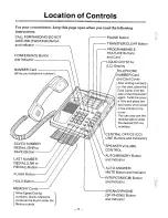 Предварительный просмотр 9 страницы Panasonic EASA-PHONE KX-T61630 Operating Instructions Manual