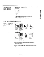 Предварительный просмотр 11 страницы Panasonic EASA-PHONE KX-T61630 Operating Instructions Manual