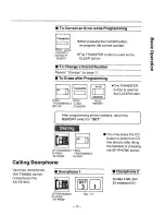 Предварительный просмотр 13 страницы Panasonic EASA-PHONE KX-T61630 Operating Instructions Manual