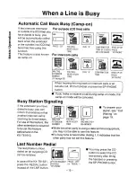 Предварительный просмотр 14 страницы Panasonic EASA-PHONE KX-T61630 Operating Instructions Manual