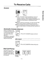 Предварительный просмотр 15 страницы Panasonic EASA-PHONE KX-T61630 Operating Instructions Manual