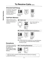 Предварительный просмотр 16 страницы Panasonic EASA-PHONE KX-T61630 Operating Instructions Manual