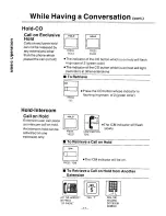 Предварительный просмотр 18 страницы Panasonic EASA-PHONE KX-T61630 Operating Instructions Manual