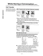 Предварительный просмотр 22 страницы Panasonic EASA-PHONE KX-T61630 Operating Instructions Manual