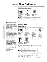 Предварительный просмотр 32 страницы Panasonic EASA-PHONE KX-T61630 Operating Instructions Manual