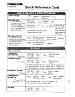 Preview for 5 page of Panasonic EASA-PHONE KX-T61650 Operating Instructions Manual