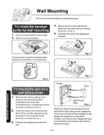 Preview for 42 page of Panasonic EASA-PHONE KX-T61650 Operating Instructions Manual