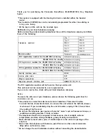 Preview for 2 page of Panasonic Easa-Phone VA-12020 Operating Instructions Manual