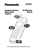 Panasonic EB-G500 Series Operating Instructions Manual preview