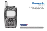 Panasonic EB-G51E Operating Instructions Manual предпросмотр