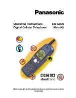 Panasonic EB-GD30 Operating Instructions Manual preview