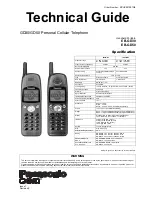 Panasonic EB-GD30 Technical Manual preview