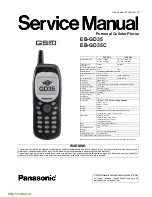 Preview for 1 page of Panasonic EB-GD35 Service Manual