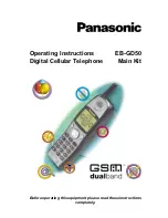 Panasonic EB-GD50 Operating Instructions Manual preview