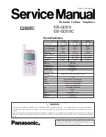 Panasonic EB-GD55C Service Manual preview