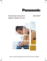 Panasonic EB-GD67 Operating Instructions Manual предпросмотр