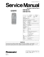 Panasonic EB-GD75 Service Manual preview