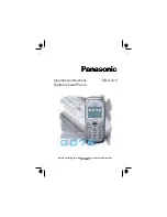 Preview for 1 page of Panasonic EB-GD76 Operating Instructions Manual