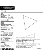 Preview for 48 page of Panasonic EB-H65 Series Operating Instructions Manual