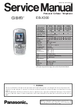 Preview for 1 page of Panasonic EB-X300 Service Manual