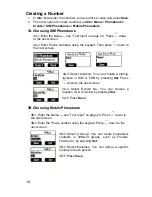 Предварительный просмотр 18 страницы Panasonic EBGD55 - MINI CELLPHONE Operating Instructions Manual