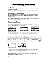 Предварительный просмотр 20 страницы Panasonic EBGD55 - MINI CELLPHONE Operating Instructions Manual