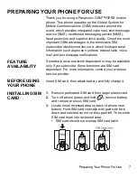 Предварительный просмотр 11 страницы Panasonic EBGU87 - CELLPHONE W/DIGITAL CAM Operating Instructions Manual