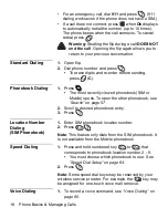 Предварительный просмотр 22 страницы Panasonic EBGU87 - CELLPHONE W/DIGITAL CAM Operating Instructions Manual