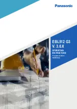 Panasonic EBL512 G3 5000 Operating Instructions Manual preview