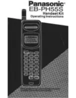 Предварительный просмотр 1 страницы Panasonic EBPH55S - CELL PHONE Operating Instructions Manual
